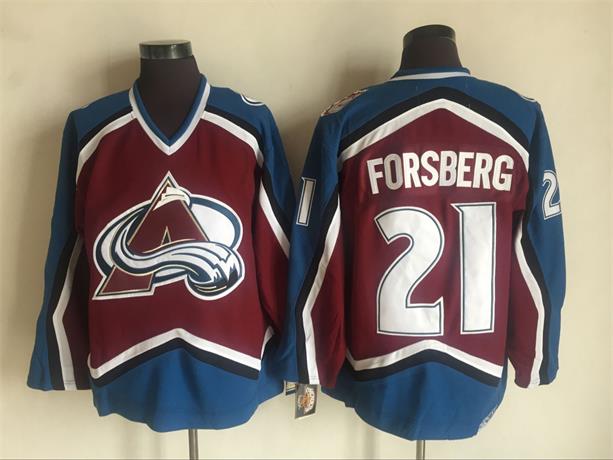 Avalanche 21 Peter Forsberg Red CCM Throwback Jersey,We sell and wholesale Avalanche 21 Peter Forsberg Red CCM Throwback Jersey on line form chian!